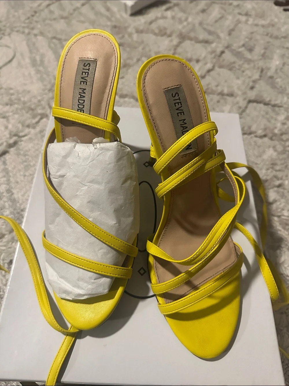 Steve Madden bright yellow